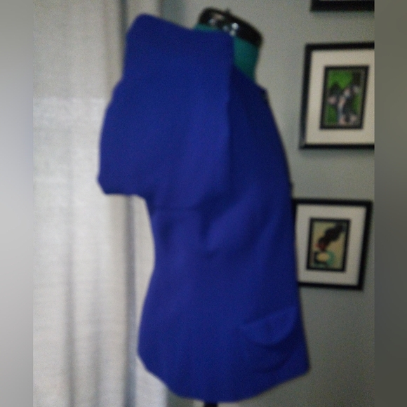 Jones Studio 3/4 Sleeve Blazer in Deep Purple Sz 16 - Picture 8 of 16